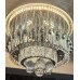 Кристален пеещ полилей 2xE14+4х8W LED+18W LED +MP3 + BLUETOOTH, ХРОМ Модел: 1125/400CH